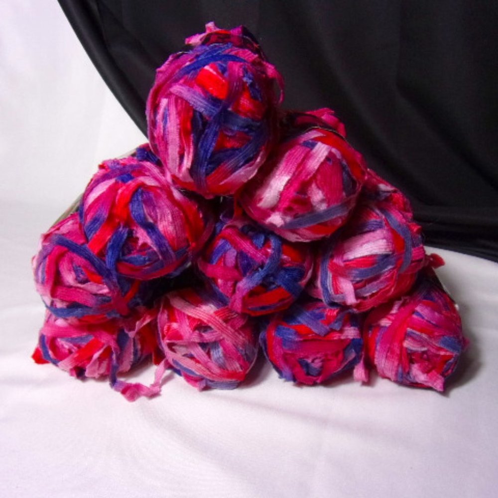 Dynasty Yarn, Soft Fabric Yarn, Madagascar Yarn, 98 yd Skeins, New Old Stock